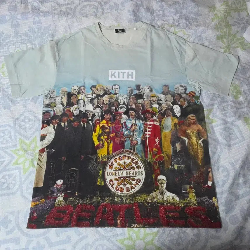 [BUNJANG] Kith x The Beatles Band T-Shirt / KITH 비틀즈 밴드 반팔 티셔츠 L