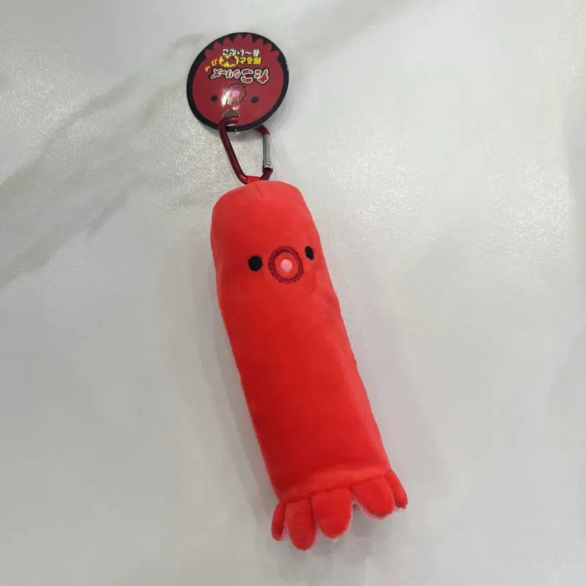 [BUNJANG] Squeaky Octopus Sausage Keychain / 누르면 삑삑 소리나는 타코 문어 소시지 소세지 키링