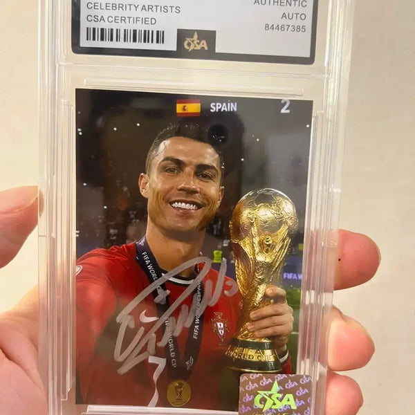 [BUNJANG] Cristiano Ronaldo Signed Autographed Photocard / 크리스티아누 호날두 친필싸인 포토카드