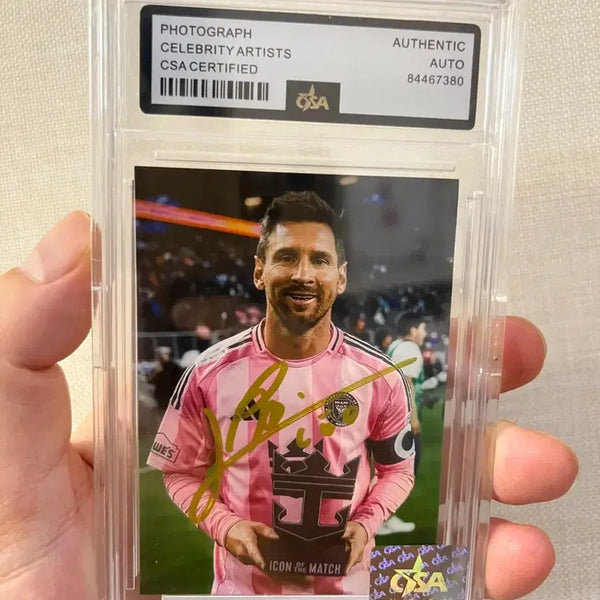 [BUNJANG] Lionel Messi Autographed Photocard / 리오넬 메시 친필싸인 포토카드