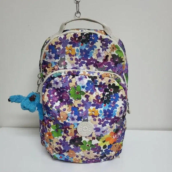 [BUNJANG] Kipling Floral Backpack 32/44 / 키플링 백팩  32/44( 노트북칸 0) 세탁완료