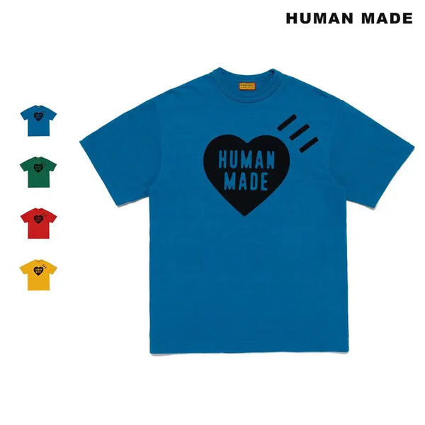 [BUNJANG] Human Made Color Short Sleeve T-shirt / 휴먼메이드 컬러 반팔 티셔츠