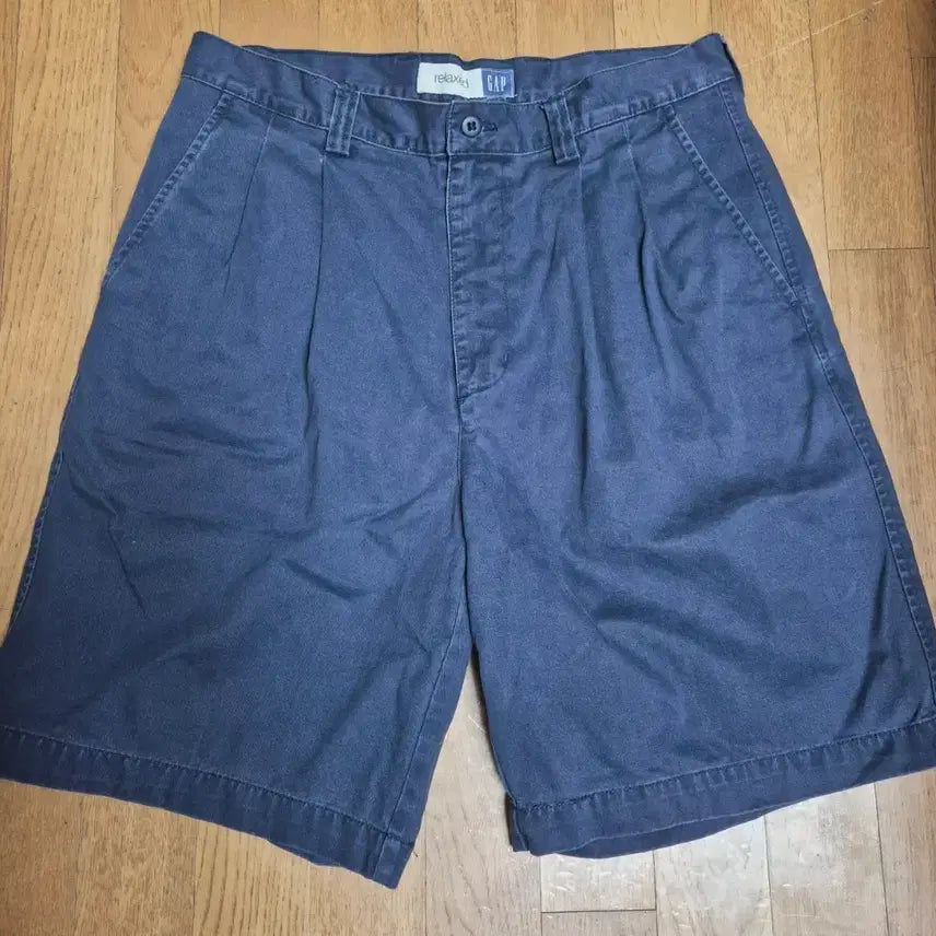 [BUNJANG] GAP Relaxed Fit Navy Cotton Pants Size 33 / [33] GAP 릴렉스드 핏 네이비 면바지