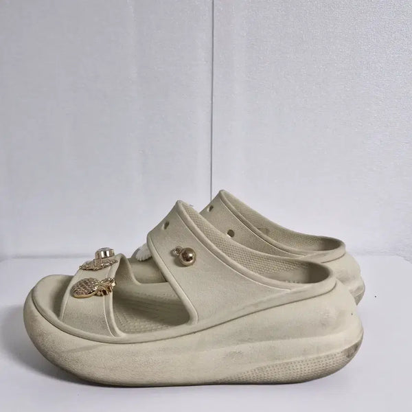 [BUNJANG] Crocs Classic Crush Sandals (W7) / 크록스 클래식 크러쉬 샌들(w7)