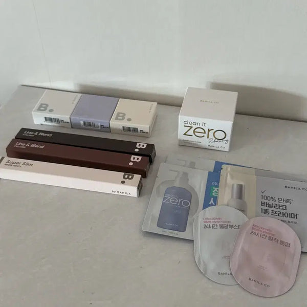 [BUNJANG] B. by BANILA Mood On Line & Blend Eyeliner, Hyper Holo Beam Eye Glitter, Super Slim Brow Pencil, Clean It Zero Cleansing Balm / 비바이바닐라 바닐라코 아이라이너 홀로빔 아이 글리터 섀도우 아이브로우