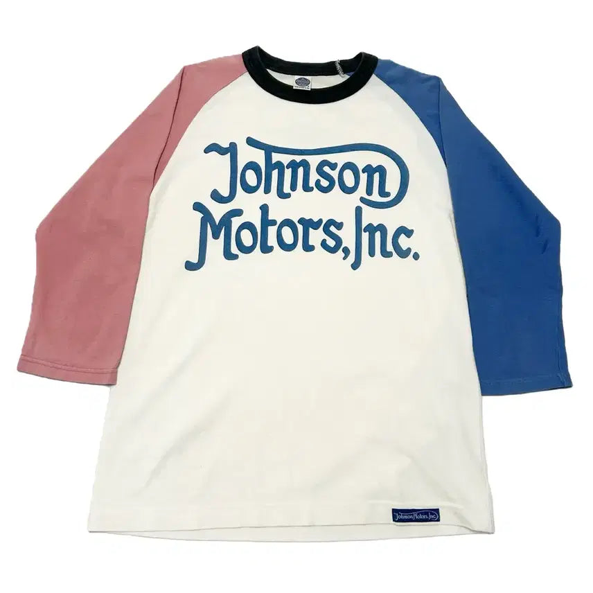 [BUNJANG] Toys McCoy Johnson Motors Printing Raglan T-Shirt Multicolor / M) 토이즈맥코이 존슨모터스 프린팅 랭글런티셔츠 멀티컬러