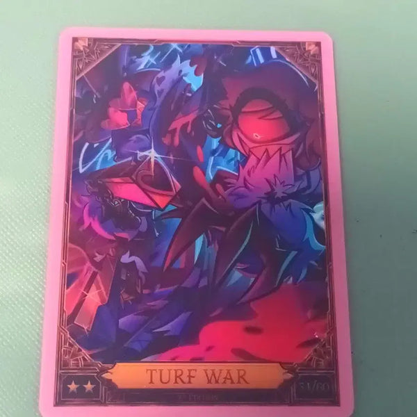 [BUNJANG] Hasbean Hotel Turf War 54/60 Pink Optichrome Card / 해즈빈 호텔 Turf war 54/60 핑크 옵티크롬 카드