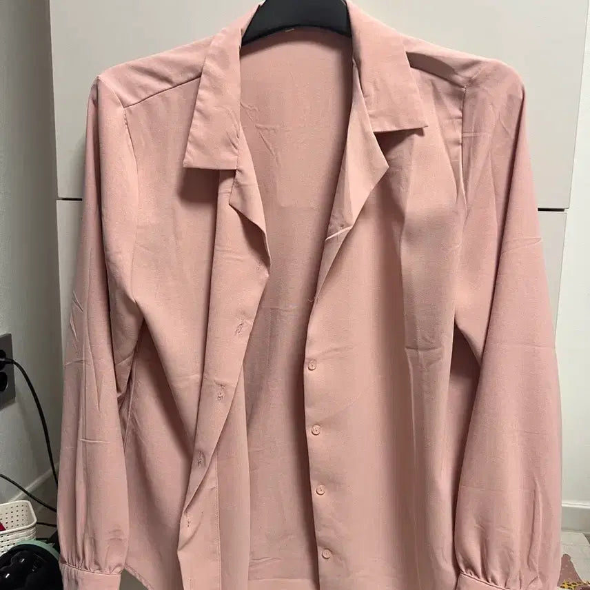 [BUNJANG] Pink Shirt / 핑크셔츠