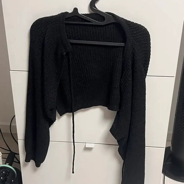 [BUNJANG] Black Bolero Cardigan / 볼레로