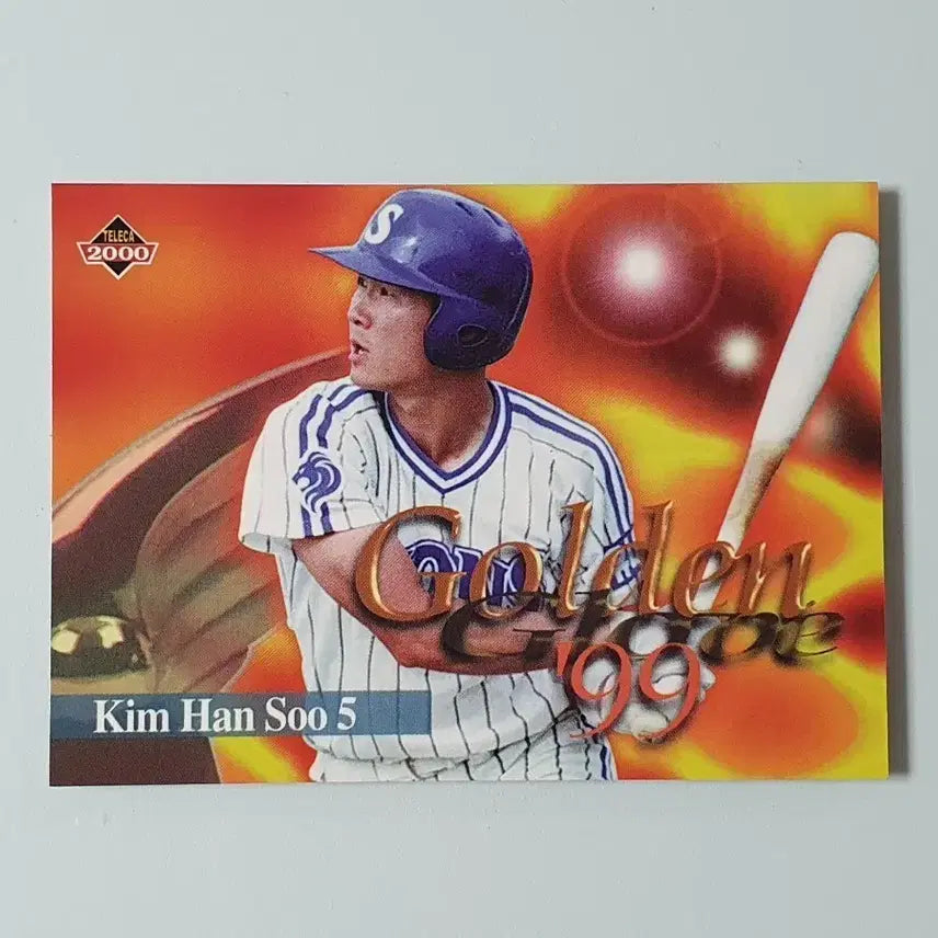 [BUNJANG] KBO 2000 Teleca Kim Han-soo Samsung Lions Trading Card / [KBO] 2000 테레카 김한수 삼성라이온즈