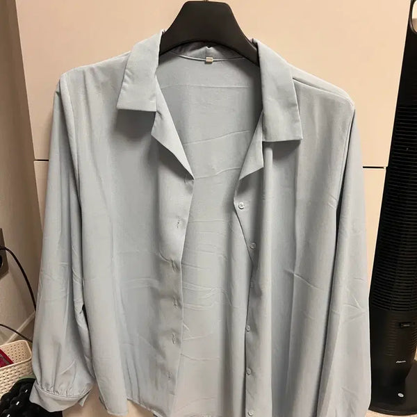 [BUNJANG] Light Sky Blue Shirt / 시원한 연하늘색 셔츠