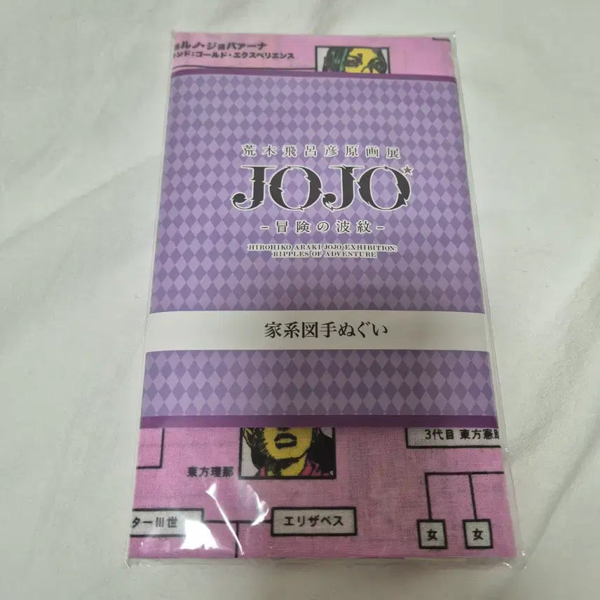 [BUNJANG] JoJo's Bizarre Adventure Family Tree Towel Handkerchief / 죠죠 가계도 타올 손수건