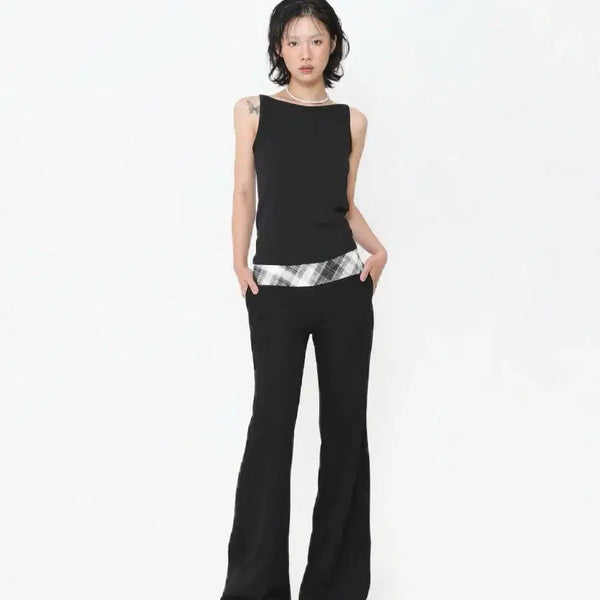 [BUNJANG] Ownser Mono Check Casual Pants / [새상품] 오운서 모노 체크 캐주얼 팬츠 S
