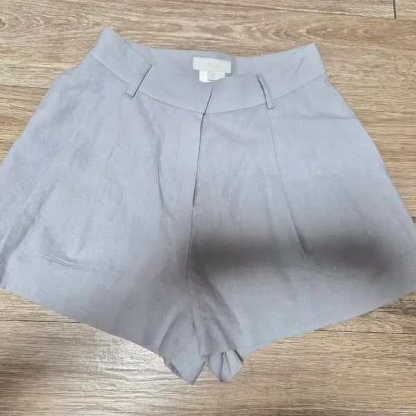 [BUNJANG] Litte Pintuck Shorts Light Grey / 리떼 핀턱 반바지 라이트그레이