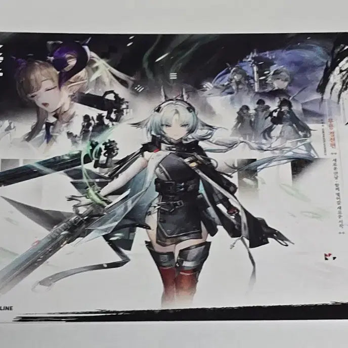 [BUNJANG] Arknights Endfield Frankburger Shinchon Popup Postcard Adelsir Lino / 명일방주 앤드필드 프랭크버거 신촌 팝업 엽서 결 아다시르 리노
