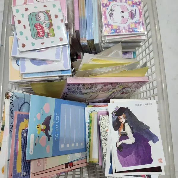 [BUNJANG] Various Design Memo Pad Set / 떡메모지 세트 여러가지 디자인