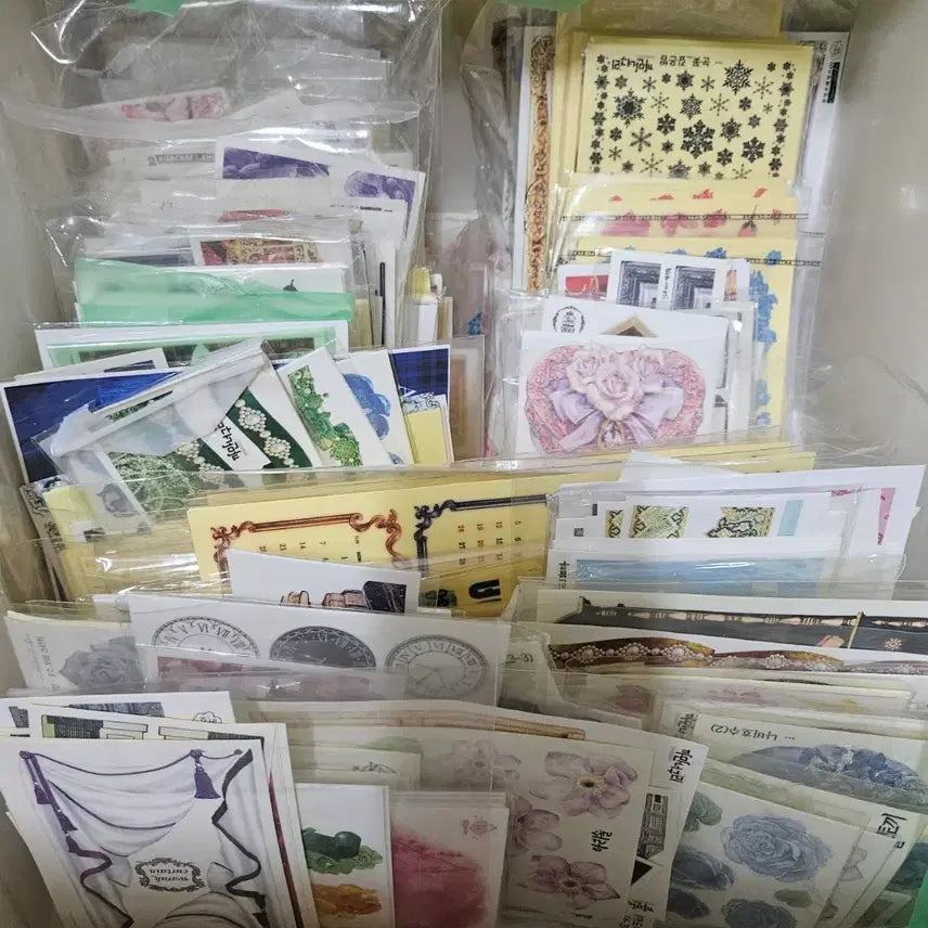 [BUNJANG] Assorted Decorative Stickers (Sopum Ins) Bundle / 소품인스 일괄처분/ 인물다꾸