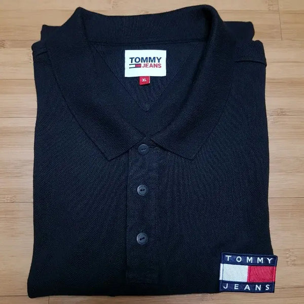 [BUNJANG] Tommy Jeans Men's Cotton Short Sleeve Polo Shirt XL / 타미진스 남성 면 반팔 카라티