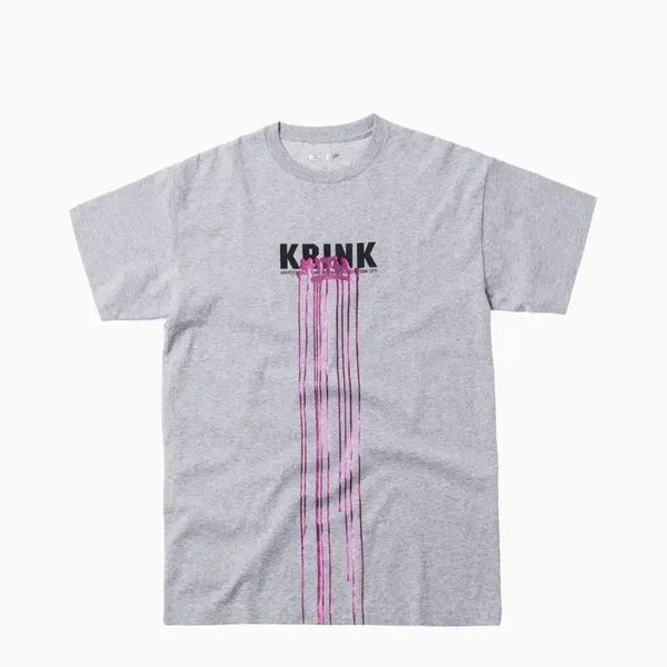 [BUNJANG] Kith x Crinkles Collaboration T-Shirt - Grey, Large / (정품) KITH 키스 X 크링크 티셔츠 그레이 반팔 라지