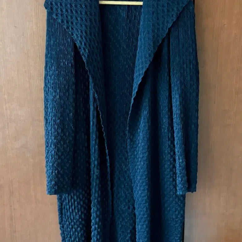 [BUNJANG] Pleated Long Cardigan / 플리츠 롱 가디건