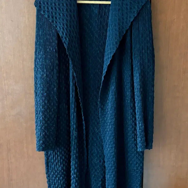 [BUNJANG] Pleated Long Cardigan / 플리츠 롱 가디건