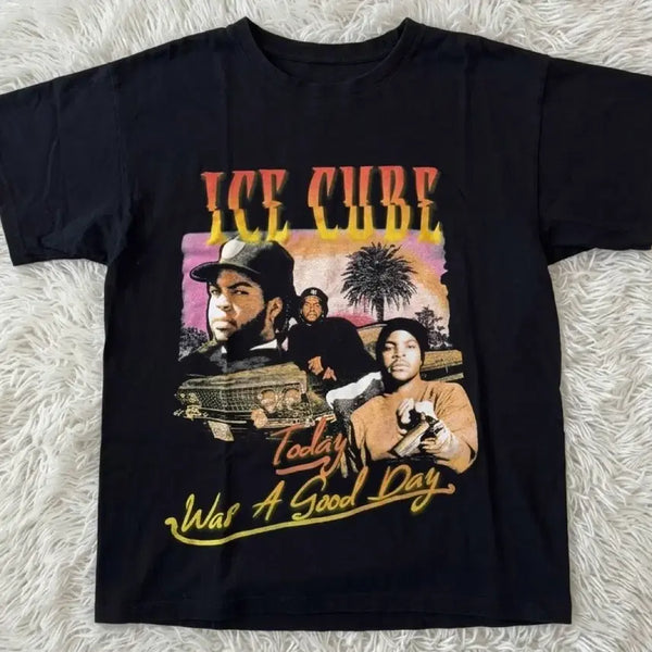 [BUNJANG] US Vintage Ice Cube "Today Was A Good Day" Graphic T-Shirt / 미국 빈티지 아이스 큐브 프린팅 반팔 티셔츠