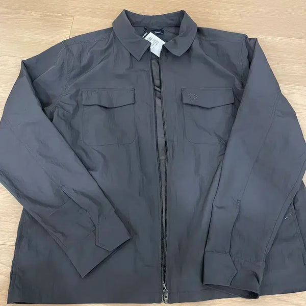 [BUNJANG] Fred Perry Overshirt Gunmetal XXL / 프레드페리 오버셔츠 XXL 건메탈