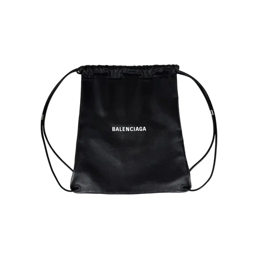 [BUNJANG] Balenciaga Everyday Drowstring Backpack Black Calfskin / [정품] 발렌시아가 드로스트링 에브리데이 백팩 블랙 504985