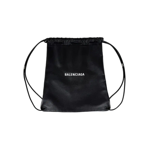 [BUNJANG] Balenciaga Everyday Drowstring Backpack Black Calfskin / [정품] 발렌시아가 드로스트링 에브리데이 백팩 블랙 504985