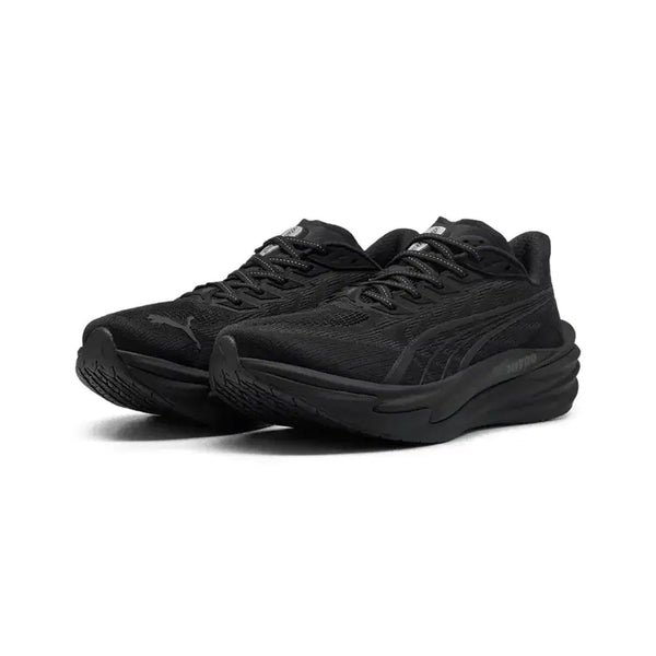 [BUNJANG] Puma Deviate Nitro 4 Wide Black Men's Running Shoes Size 270 / 푸마 디비에이트 나이트로 4 와이드 블랙 270 사이즈