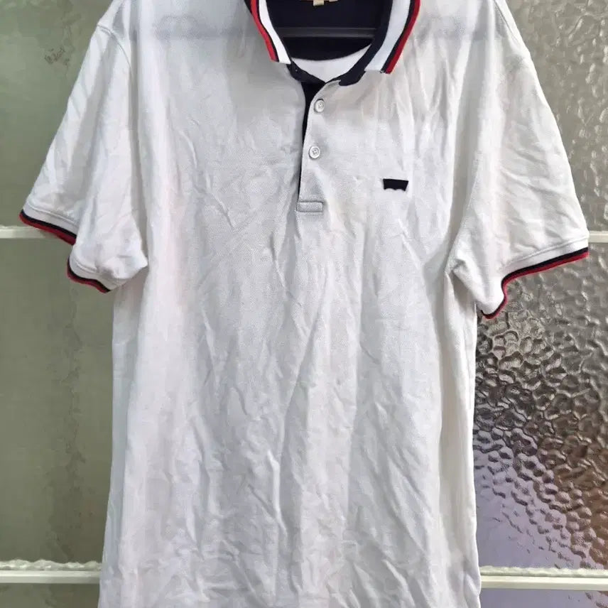 [BUNJANG] Levi's White Polo T-Shirt / 리바이스 카라티 화이트