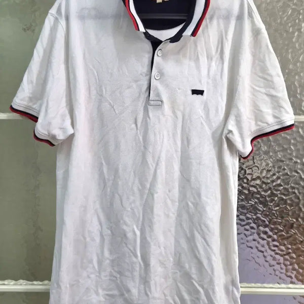 [BUNJANG] Levi's White Polo T-Shirt / 리바이스 카라티 화이트
