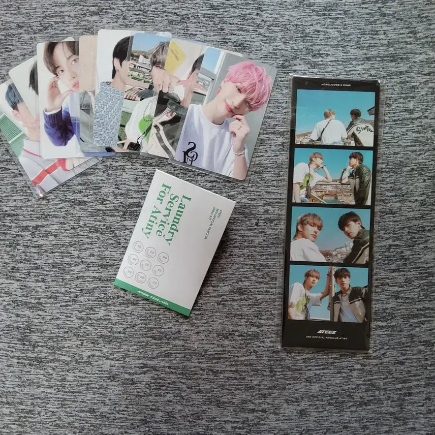 [BUNJANG] ATEEZ 3rd Membership Photocard, ID Photo, 4-Cut Photo Set / 에이티즈 3기 특전 포카 증사 4컷