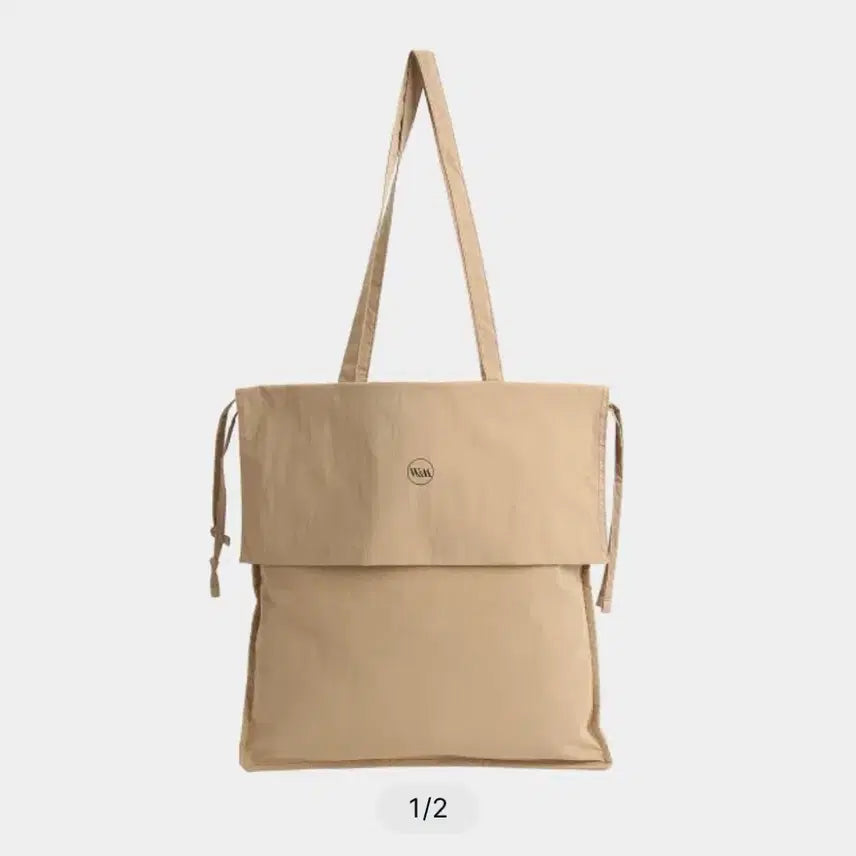 [BUNJANG] Shoopen Shirring Eco Bag Beige / (새상품) 슈펜 셔링 에코백 베이지 (가격내림)