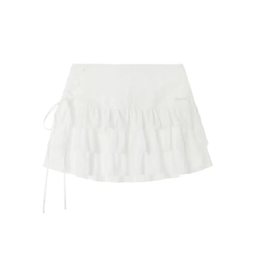 [BUNJANG] Clichere Sheer Flow Frill Skirt / 클리시어 sheer flow frill skirt, s