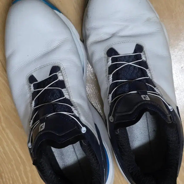 [BUNJANG] FootJoy Golf Shoes White/Navy Boa System / 풋조이 골프화 화이트/네이비