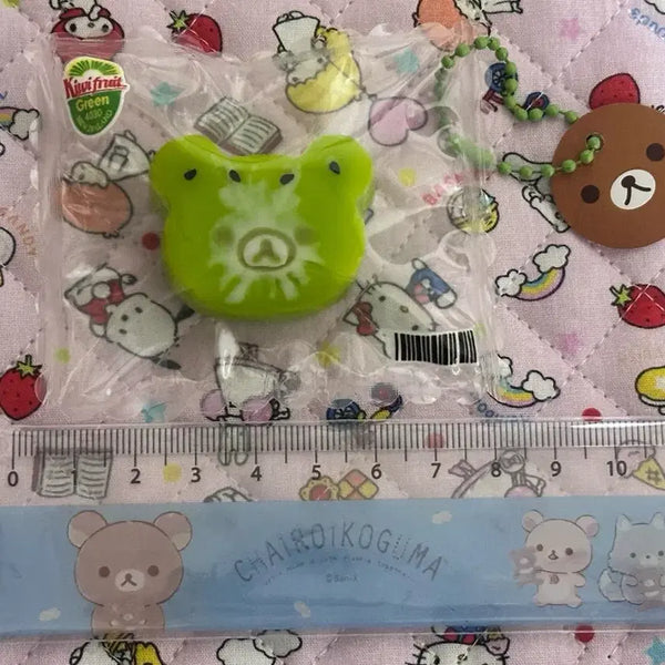 [BUNJANG] Rilakkuma Kiwi Mini Chewy Keychain / 리락쿠마 키위 미니 말랑이 키링