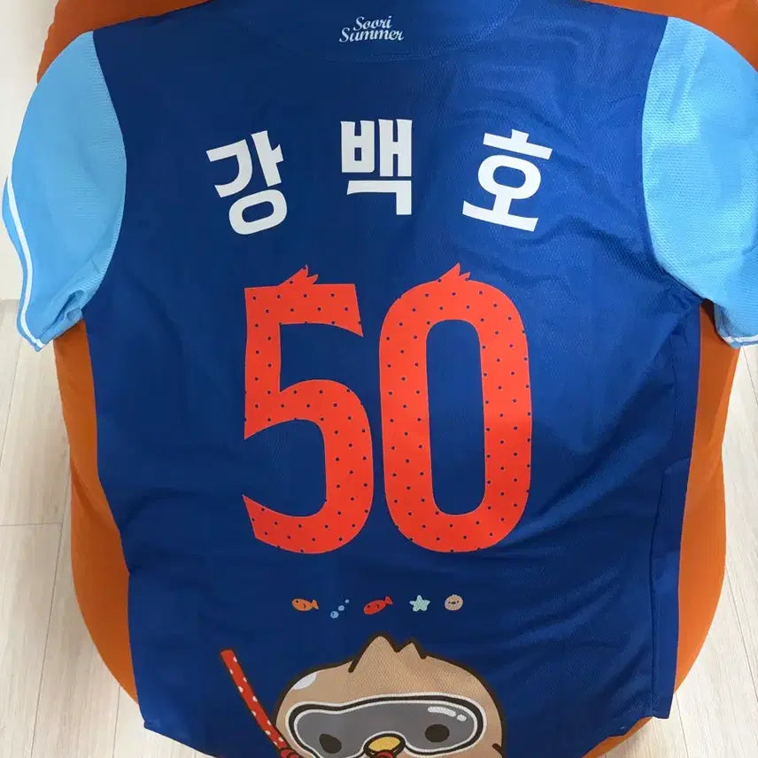 [BUNJANG] Hanwha Eagles SSG Landers Kang Baek-ho Summer Uniform Jersey / 새상품) 한화 썸니폼 탄수리 강백호 유니폼 정가이하