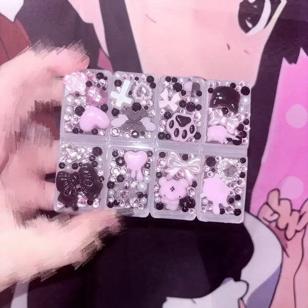 [BUNJANG] Resin Cubic Pill Case / 지뢰계 양산형 레진 큐빅 약통 케이스