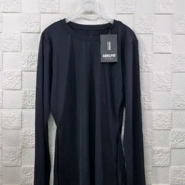 [BUNJANG] Skullpig Long Sleeve T-shirt Black / 스컬픽 긴팔티 블랙