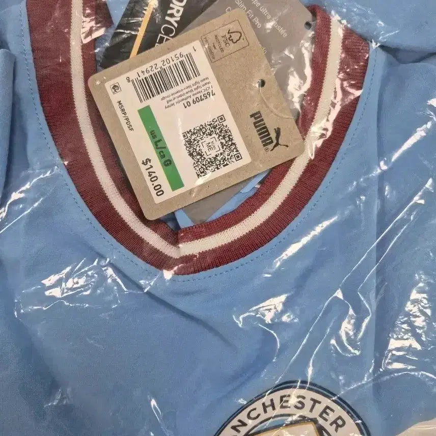 [BUNJANG] Manchester City 22/23 Authentic Player Version Jersey (Size L) / 22 23 맨체스터시티 어센틱 L사이즈 새제품 판매