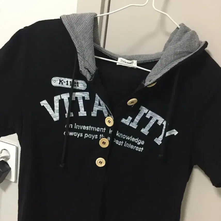 [BUNJANG] Vintage Japanese Mini Hoodie Dress / 일본 빈티지 후드 미니 원피스