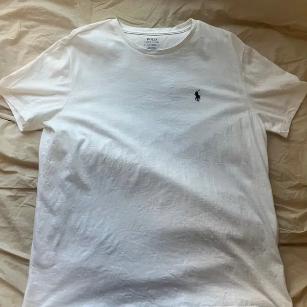 [BUNJANG] Polo Ralph Lauren Short Sleeve T-Shirt White L / 폴로 랄프로렌 반팔티 화이트L(100-105)