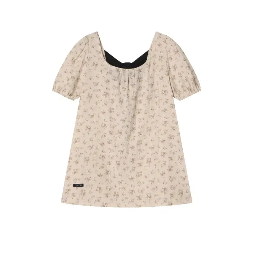 [BUNJANG] Colocynth Black Tie Vintage Flower Dress / 콜로신스 블랙타이 원피스 빈티지 플라워