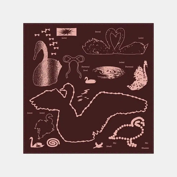 [BUNJANG] BASKETS SILHOUETTE BANDANA Swan / 바스케츠 SILHOUETTE BANDANA Swan