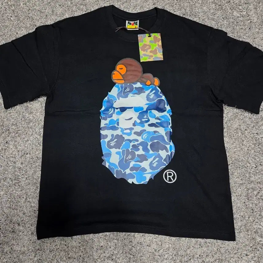 [BUNJANG] Bape Camo Milo T-Shirt / 베이프 카모 마일로 반팔티