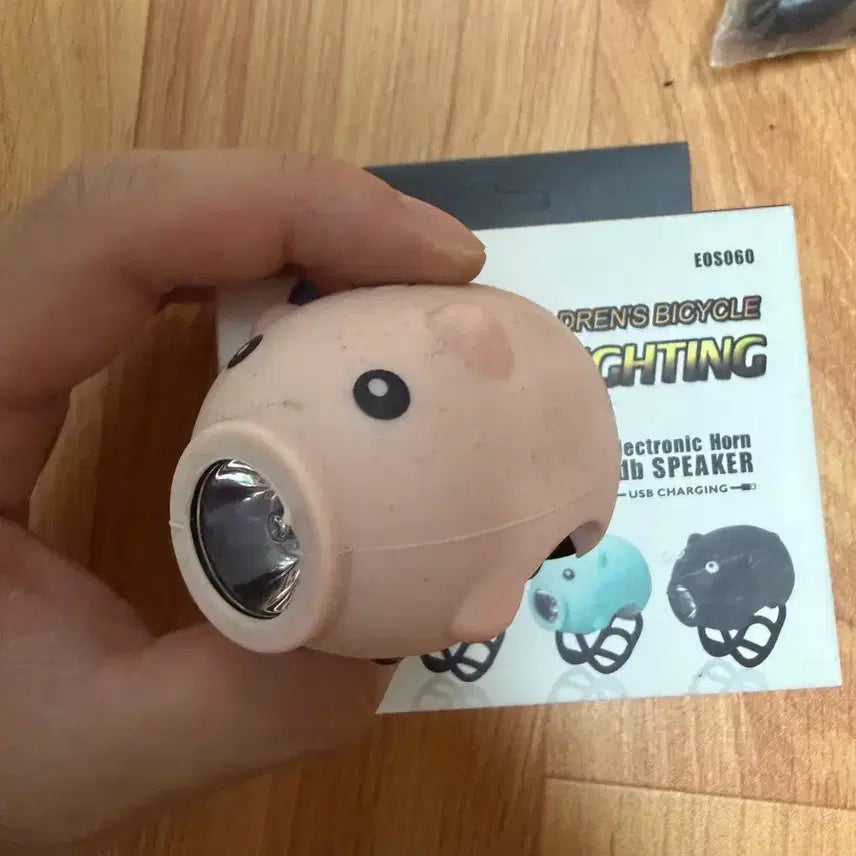 [BUNJANG] Jakkom Rechargeable Bicycle Front Light with Horn / 돼지 전자벨 자전거 전조등 자콤 판매 픽시 로드