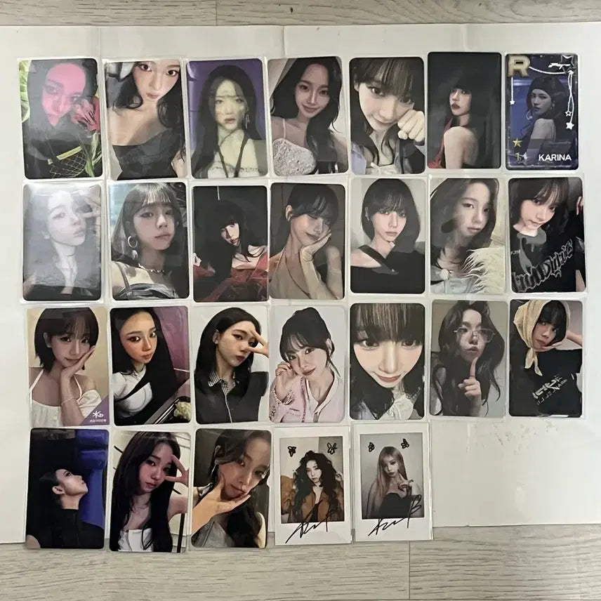 [BUNJANG] Aespa Karina Photocard Bundle Set / 에스파 카리나 포토카드 일괄판매합니다