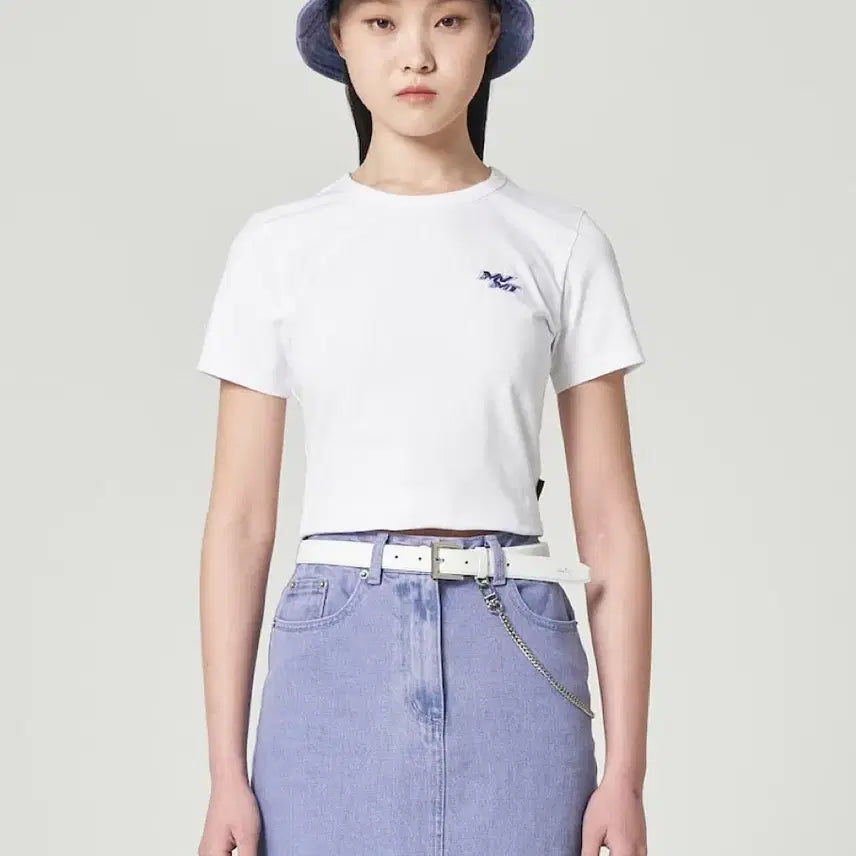 [BUNJANG] JxJx Crop Short Sleeve T-Shirt / 준지 크롭 반팔티