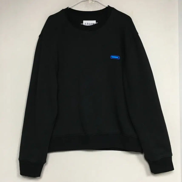 [BUNJANG] Solid Homme Logo Embroidery Sweatshirt / 솔리드옴므 정품 로고자수 맨투맨 50